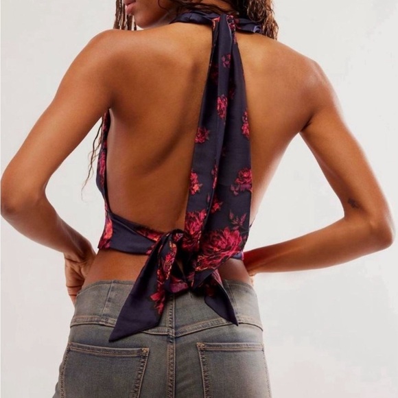 Free People NWOT Summer In Sicily Top Women's Size L - Picture 2 of 2